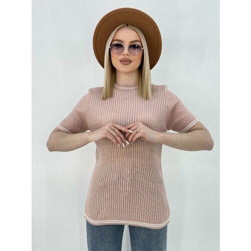 фото Футболка размер 42-48, розовый нет бренда