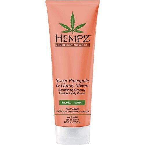HEMPZ Sweet Pineapple & Honey Melon Herbal Body Wash Гель для душа Ананас и Медовая Дыня, 250 мл