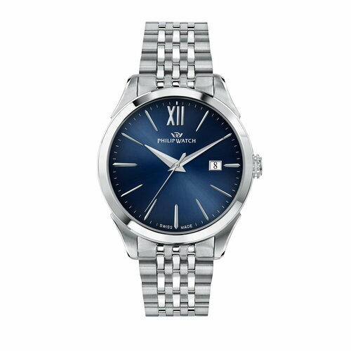 фото Наручные часы philip watch roma r8253217002, серебряный