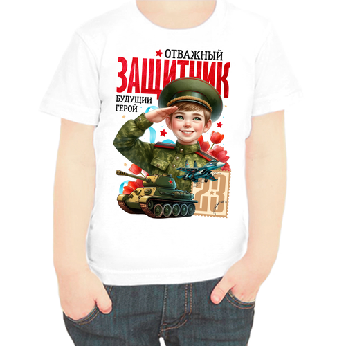 фото Футболка , размер 74, белый нет бренда