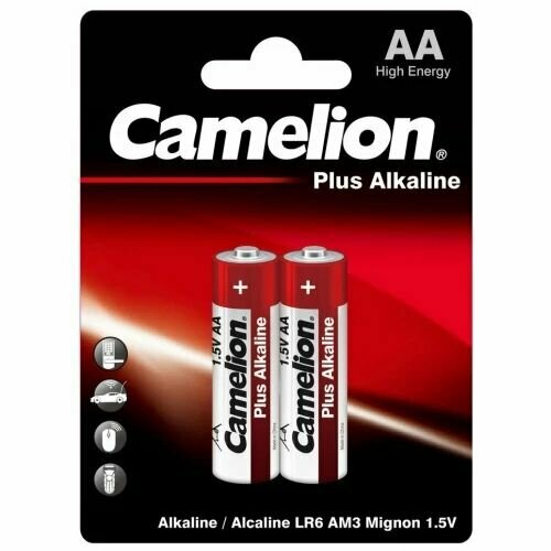 Батарейки Camelion LR6/2BL Alkaline батарейки camelion lr6 bp24