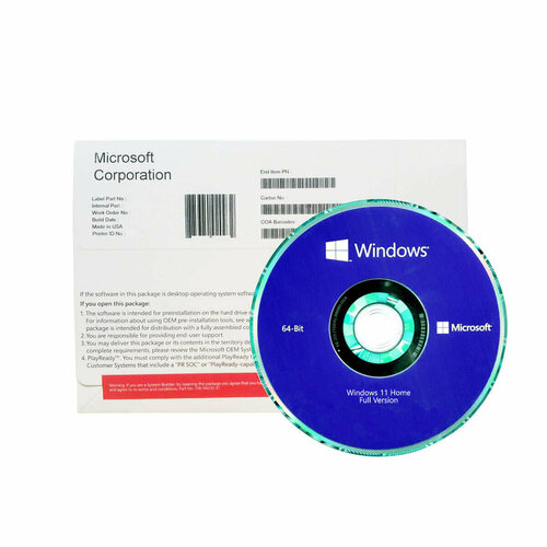 Windows 11 Home 64-bit Russian 1pk DSP OEI DVD диск с ключом microsoft windows 11 [fqc 10547] лицензия oem windows 11 pro 64 bit russian 1pk dsp oei dvd fqc 10547