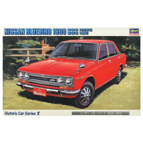 Hasegawa Автомобиль The Nissan Bluebird 1600 SSS 1969 (1:24) Модель для сборки 21133 hasegawa автомобиль nissan bluebird 4door 1 24
