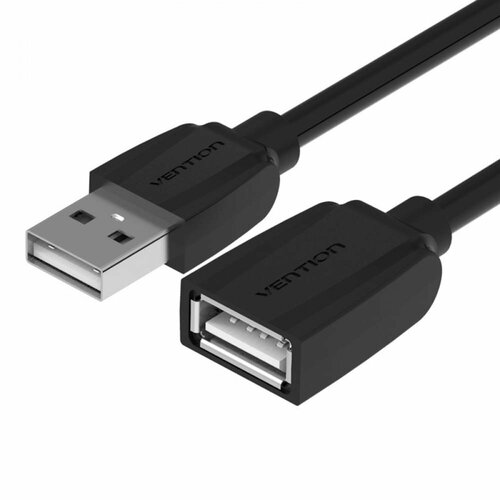 Кабель-удлинитель VENTION VAS-A44-B050 кабель удлинительный cablexpert usb 2 0 активный am af 4 8м черный пакет