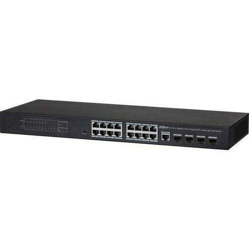 DAHUA DH-PFS4420-16GT-240 16-портовый гигабитный управляемый коммутатор с PoE уровня L2 16xRJ45 1Gb 4xSFP 1Gb 5349000₽