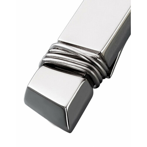 pioneer fountain stainless steel silver 3 8l l Зажим для галстука Colibri Of London, серебряный