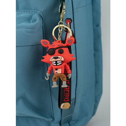 Брелок, красный фокси плюшевый вывернушка foxy reversible head five nights at freddys plush