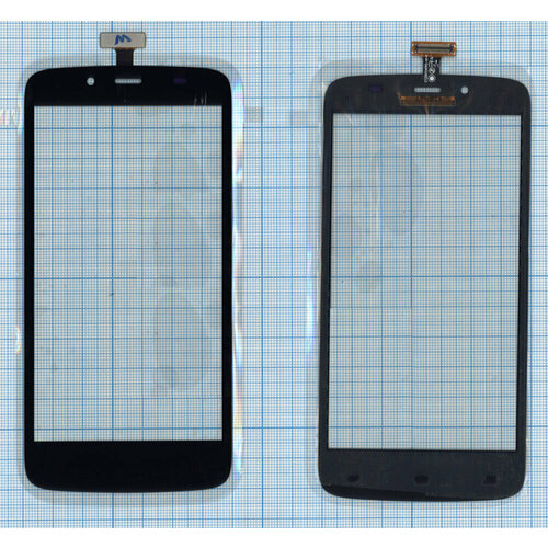 Сенсорное стекло (тачскрин) CT3S0724FPC-A1-E черное сенсорное стекло тачскрин ct3s0724fpc a1 e для мобильного телефона смартфона черное