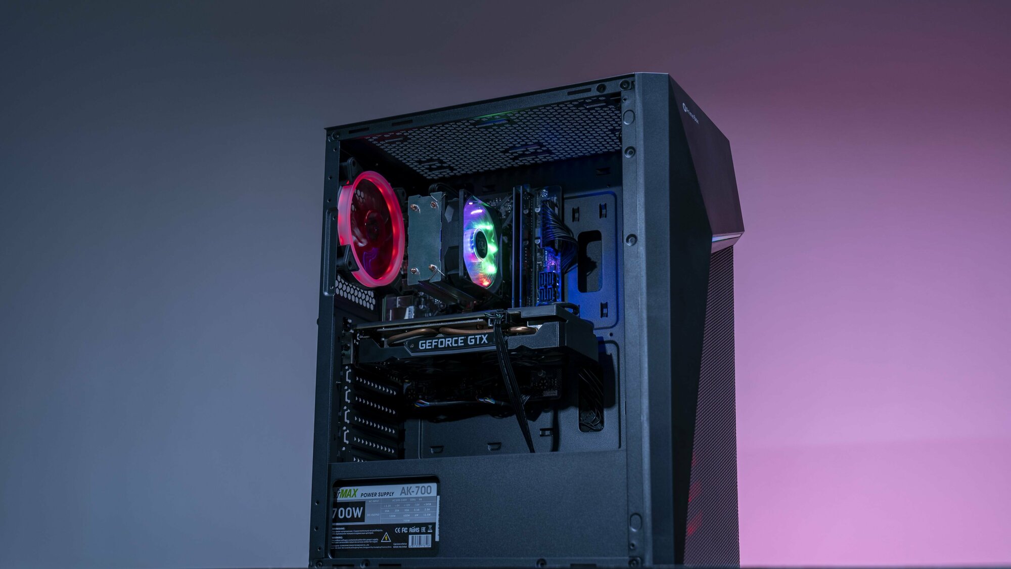 Системный блок игровой компьютер (Intel Core i3-12100F, RAM 16 ГБ, SSD 512 ГБ, NVIDIA GeForce GTX 1660 Super (6 Гб), Windows 10 Pro) — фото 1
