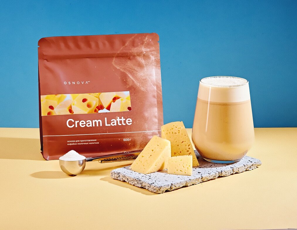 Cream Latte cухая смесь для приготовления напитков Сырный