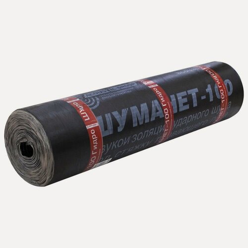 Изображение товара Шуманет 100 Гидро звуко-гидроизоляция 5мм (10х1м=10м2) для пола