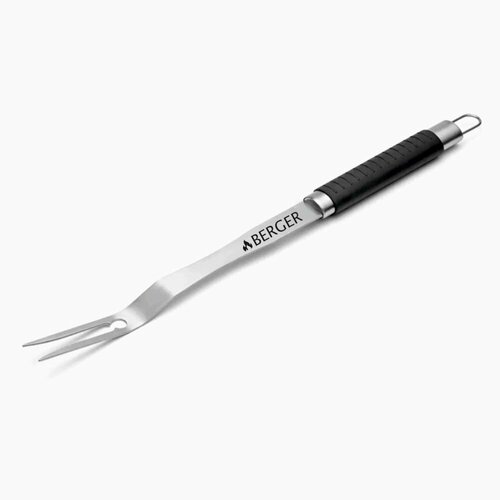 Вилка для барбекю BERGER 49 см с прорезиненной ручкой