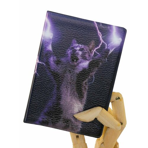 фото Обложка-карман для паспорта , фиолетовый nooto