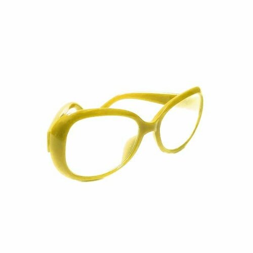Очки совушка Со стеклом, 8,5 см, желтые