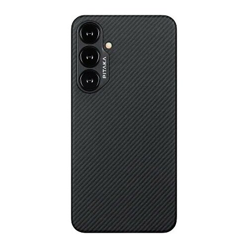 Чехол Pitaka MagEZ Case 4 для Samsung S24, черный/серый (Black/Grey Twill)