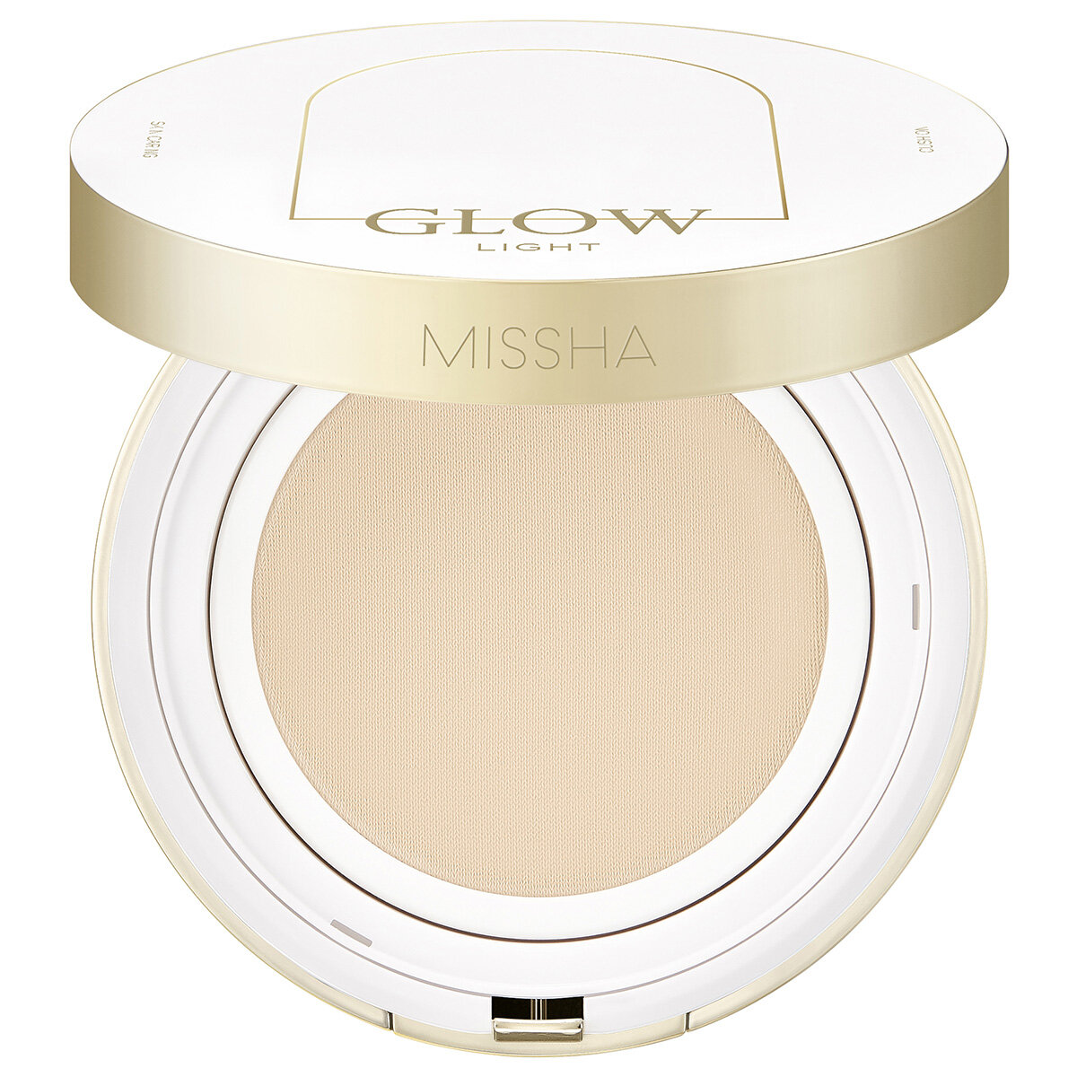 Кушон для лица Missha с коллагеном Glow Cushion Light, тон 21N Vanilla