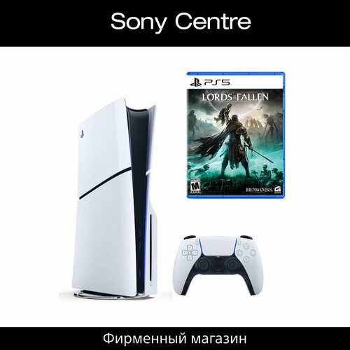 Консоль PlayStation 5 Slim Blu-ray (CFI-2000A) в комплекте с игрой Lords of Fallen