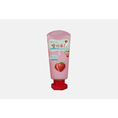 Очищающая пенка для лица с клубникой и молоком STRAWBERRY MILK Cleansing Foam