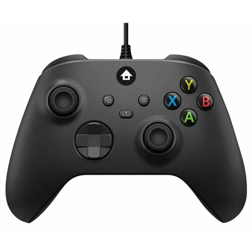 Проводной геймпад джойстик для компьютера ПК и игровой приставки черный 299000₽