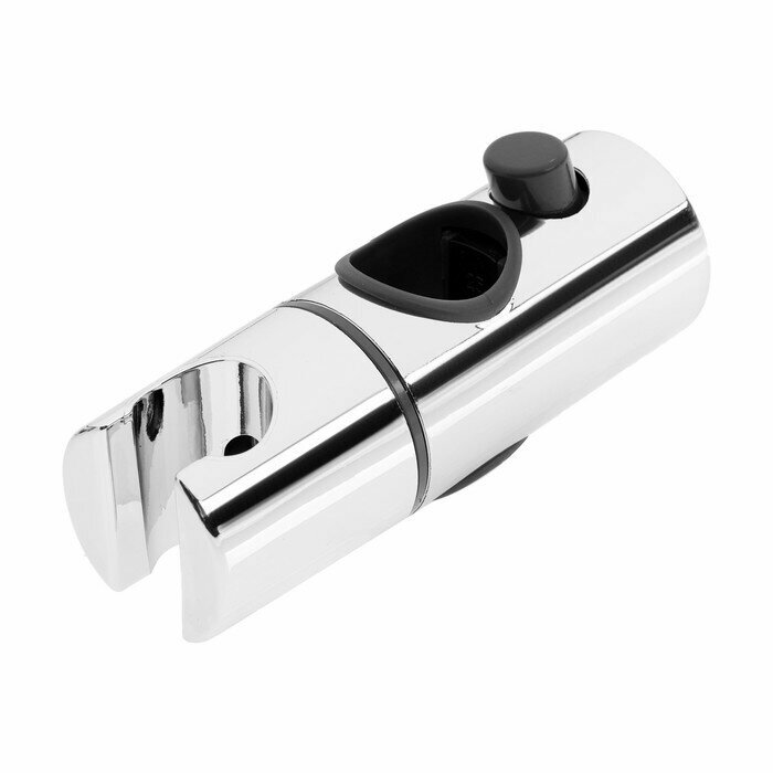 фото Держатель для душевой лейки ZEIN Z103, регулируемый, на штангу d=25 мм, хром (комплект из 8 шт)