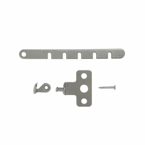 Ограничитель на окно металлическийограничитель для окна Стандарт-2 алюминиевый металлик комплект 5 шт 1030₽