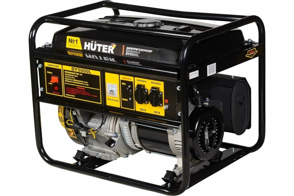фото Бензиновый генератор Huter DY5000L