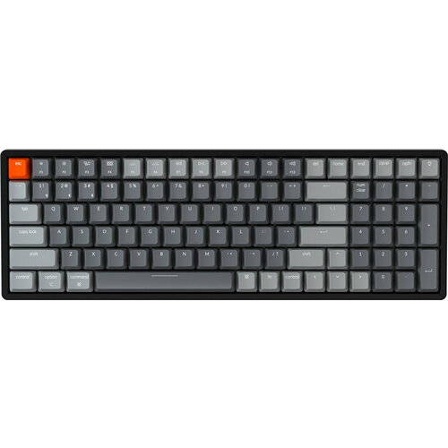Keychron Беспроводная клавиатура Keychron K4 Black White Led Gateron G pro Red Switch 963800₽