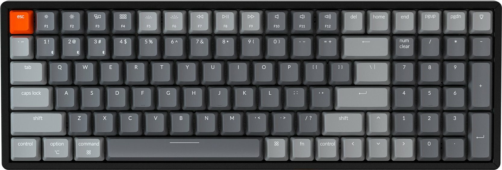 Беспроводная клавиатура Keychron K4 Black (White Led, Gateron G pro Red Switch)