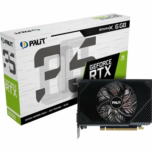 Видеокарта Palit NVIDIA GeForce RTX 3050 StormX 6GB 2299900₽