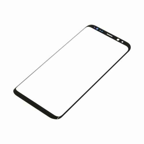 Стекло модуля + OCA для Samsung G955 Galaxy S8+, черный, AAA