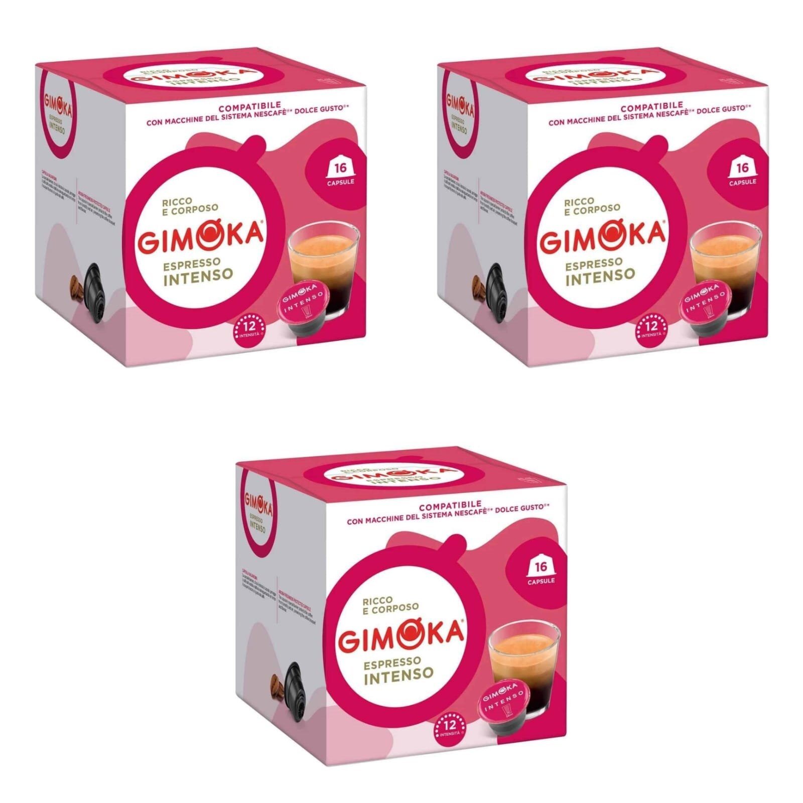 Кофе в капсулах Dolce Gusto Gimoka Intenso 48 шт