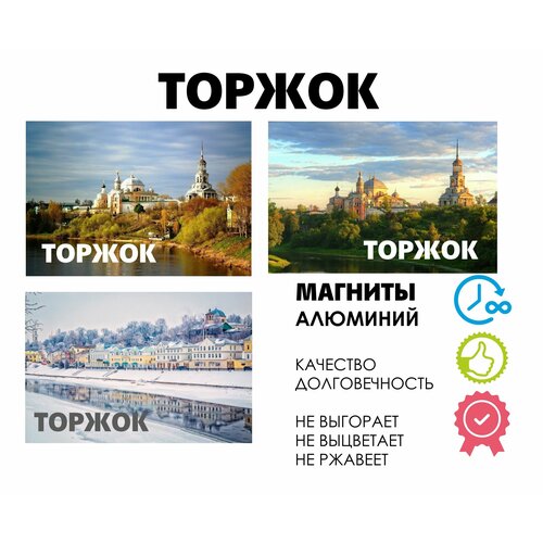 Набор магнитов город России Торжок 355₽