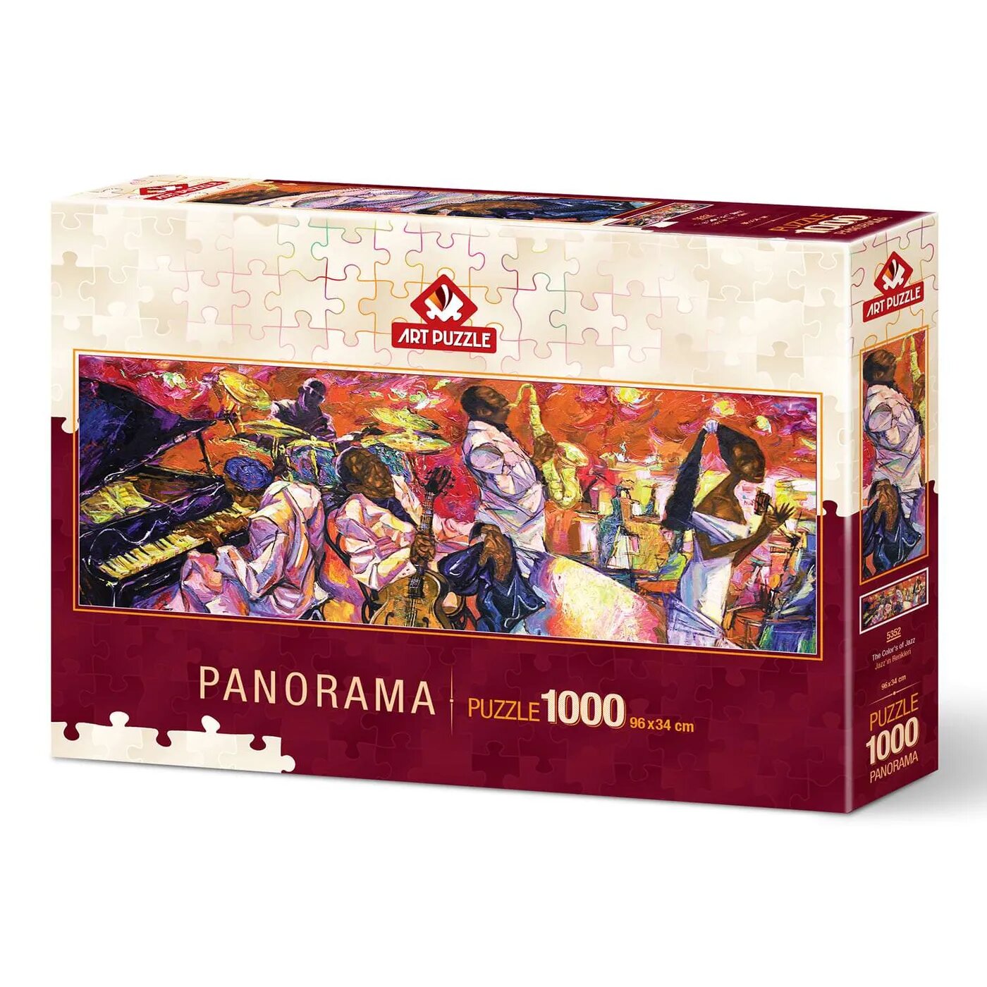 Пазл-1000 Краски джаза, панорама Art Puzzle - фото №4