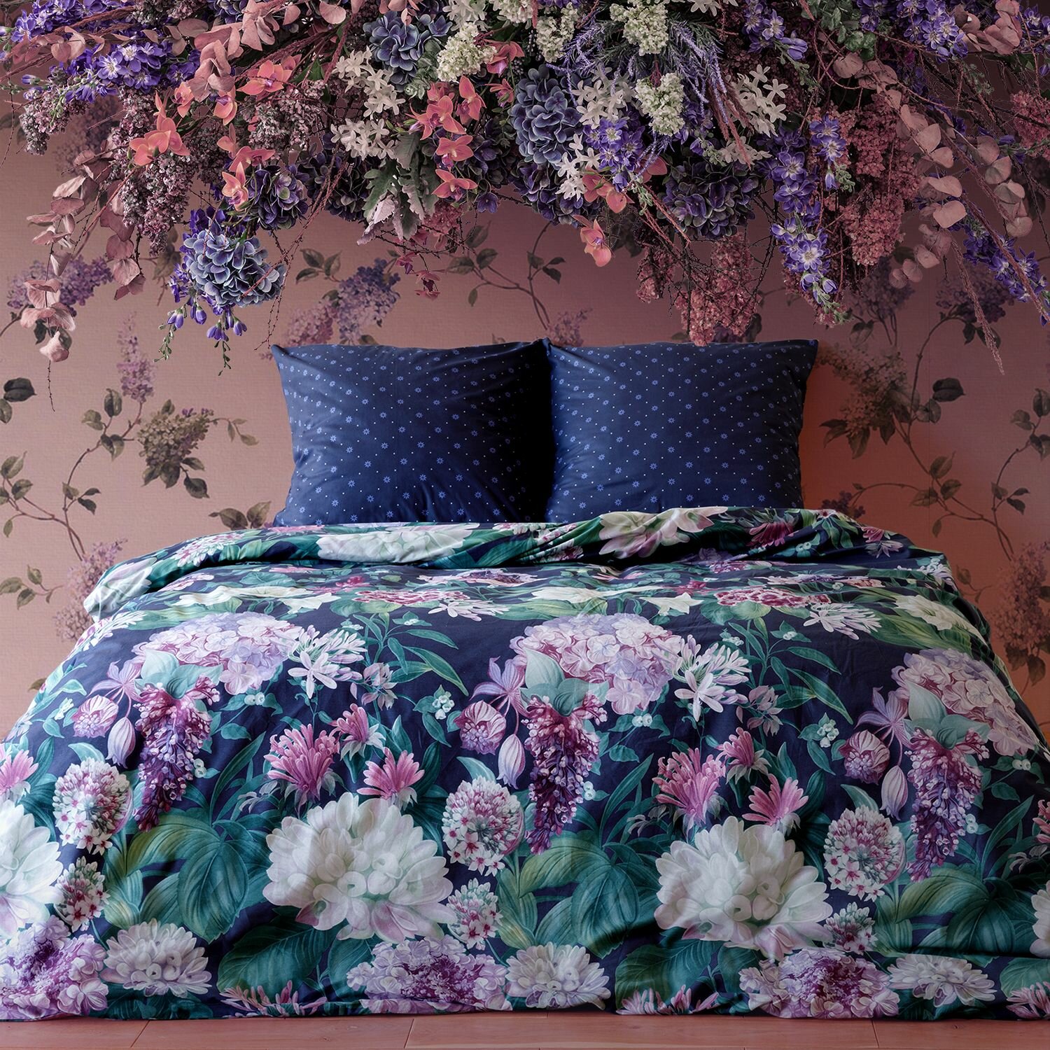 фото Комплект постельного белья Mia Cara 1,5 спальный, Перкаль, Хлопок, наволочки 70х70 / Постельное белье 1 5 спальное Флоренция 37058-1/37061-6