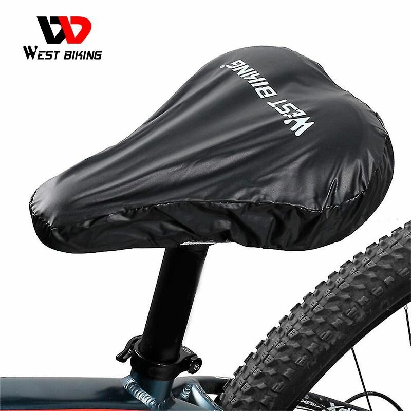 Чехол на седло West Biking PVC, для защиты от дождя, черный