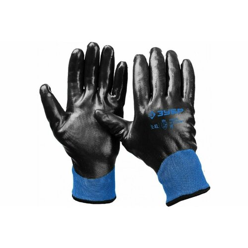 Утепленные перчатки ЗУБР Арктика, двухслойные, размер L-XL