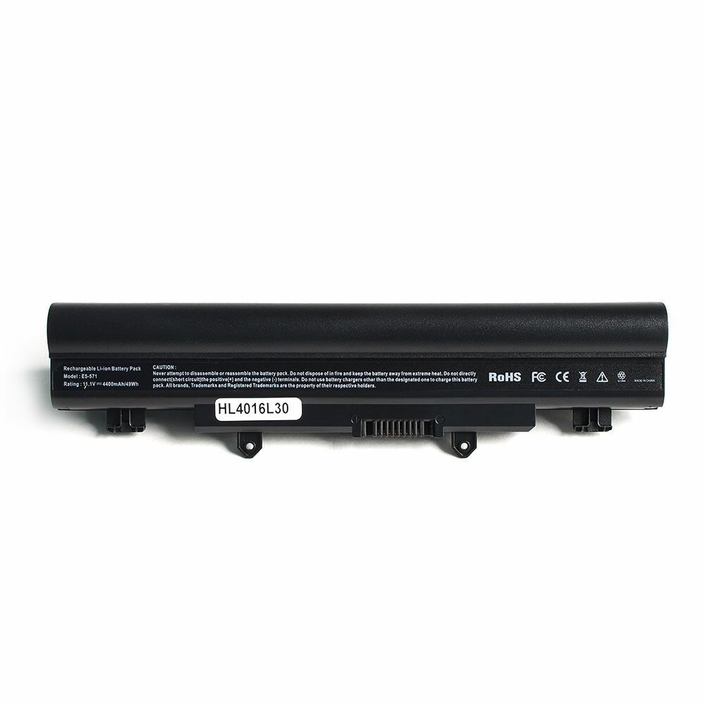 Аккумулятор для ноутбука Acer OEM TravelMate P246, Aspire E5-411, V3-472, Extensa 2509 Series. 11.1V 4400mAh PN: AL14A32, KT.00603.008 - фото №2