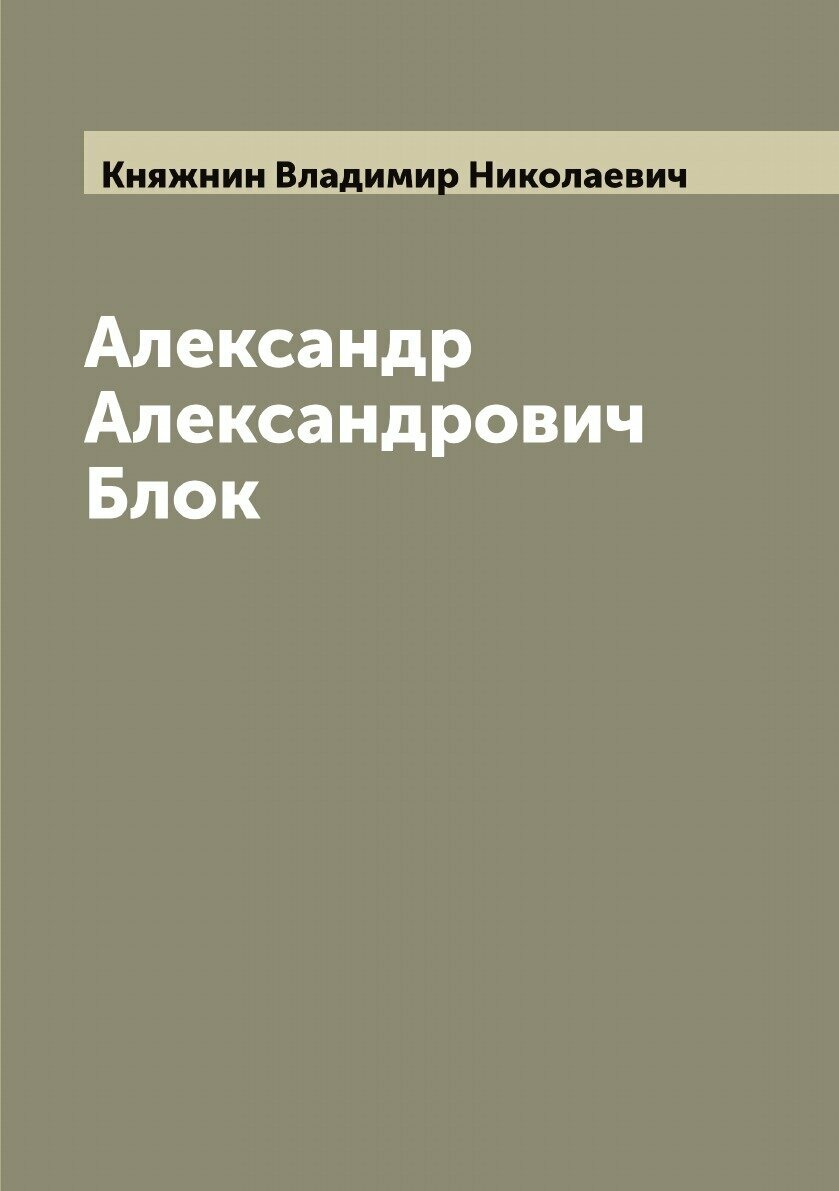Книга Александр Александрович Блок - фото №1