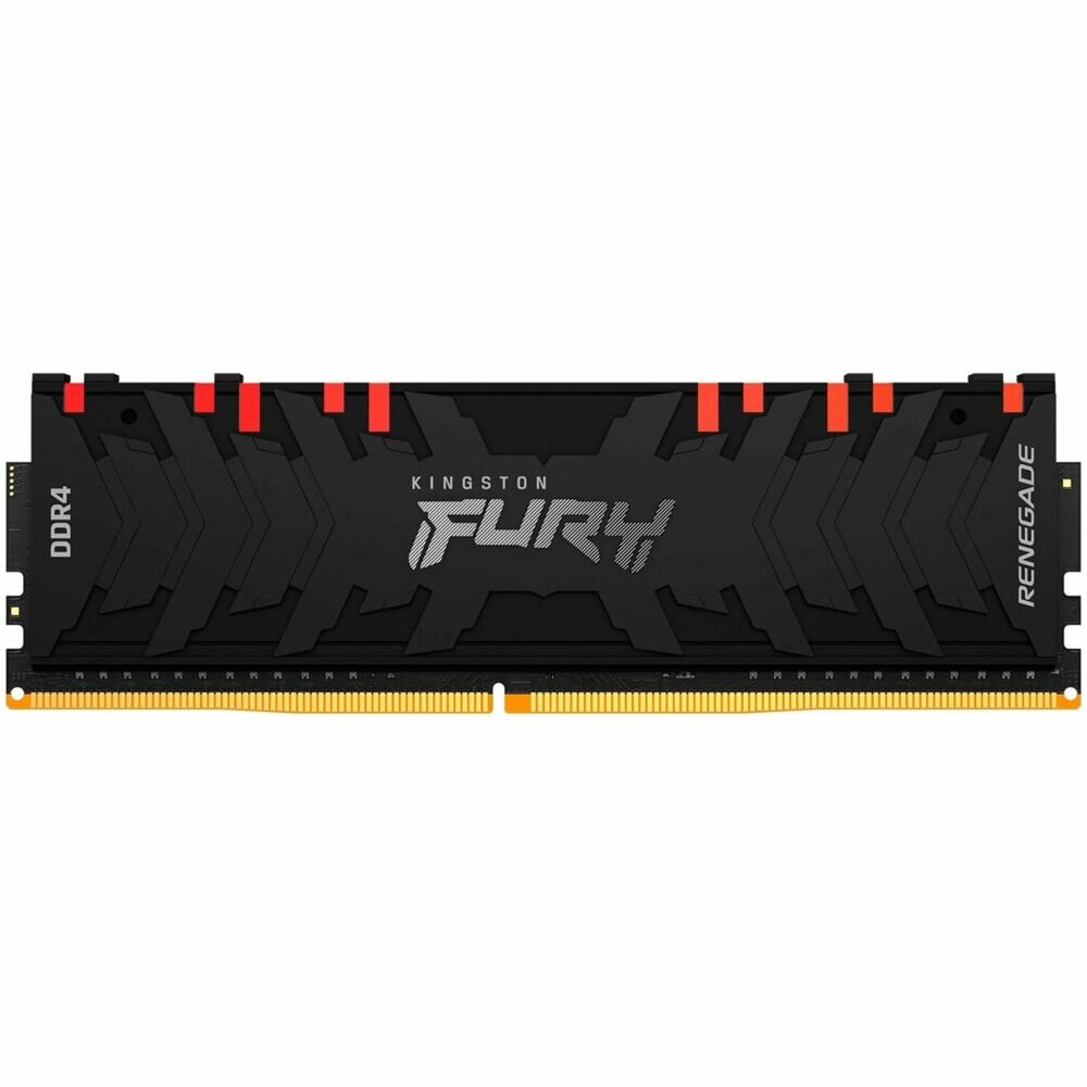 Модуль памяти DIMM 8Gb DDR4 PC32000 4000MHz Kingston Fury Renegade RGB Black (KF440C19RBA/8)