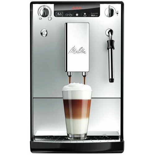 Кофемашина Melitta Caffeo Solo Milk E 953-202 серебристый 6802400₽