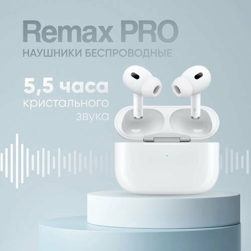 Беспроводные наушники Remax с шумоподавлением и Bluetooth-микрофоном 186000₽