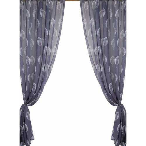 Штора тюлев EMILIA графитовый 1029₽