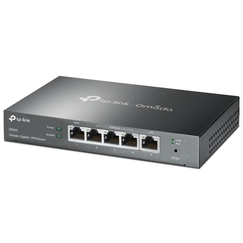 Маршрутизатор TP-LINK ER605 SafeStream гигабитный Multi-WAN VPN V2 814000₽