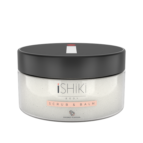 ISHIKI Профессиональный антицеллюлитный кокосовый скраб - бальзам для тела ишики