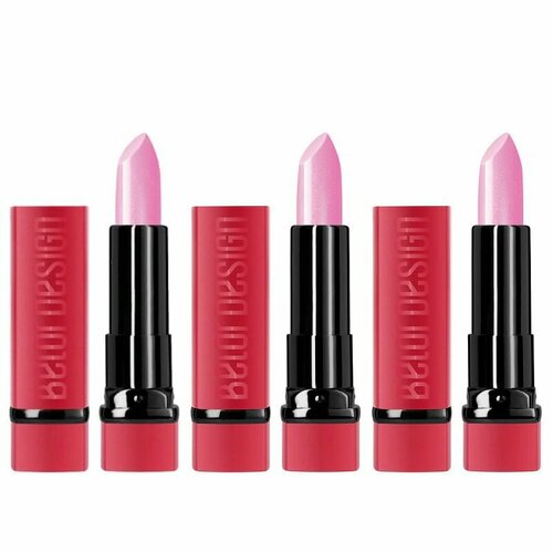 BELOR DESIGN Губная помада PARTY, № 125 нежная лаванда, 4,3 г, 3 шт