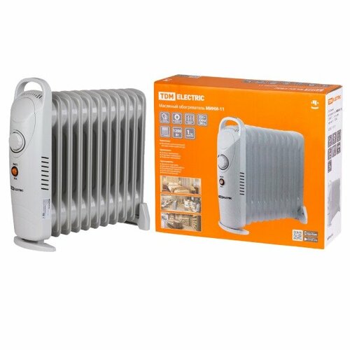 Масляный обогреватель TDM МИНИ-11 1200 Вт 11 секций термостат 508700₽