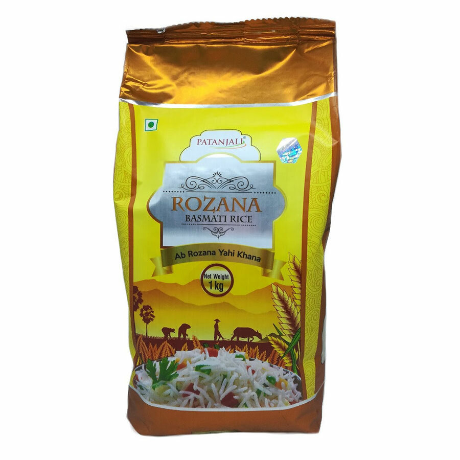 Рис Басмати (rozana basmati rice) Patanjali | Патанджали 1кг - фотография № 2