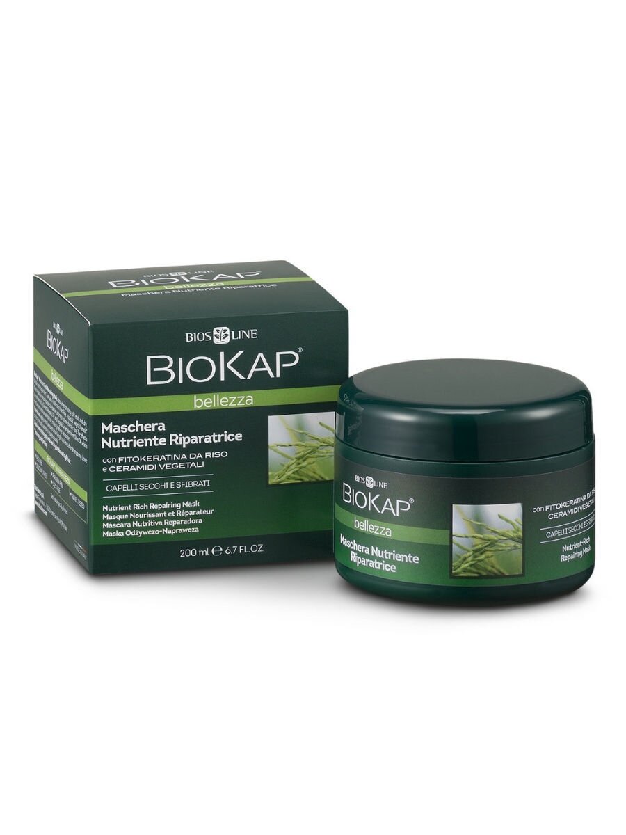 Маска для волос питательная восстанавливающая BioKap, 200мл