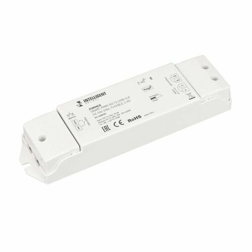 Диммер Arlight SMART-PWM-102-72-CDW-SUF (12-36V, 2x5A, TUYA BLE, 2.4G) 038183 контроллер arlight 034501 smart tuya