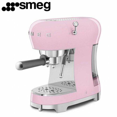 Кофемашина-эспрессо SMEG ECF02PKEU розовый ретро 1350 Вт 15 бар 6429000₽